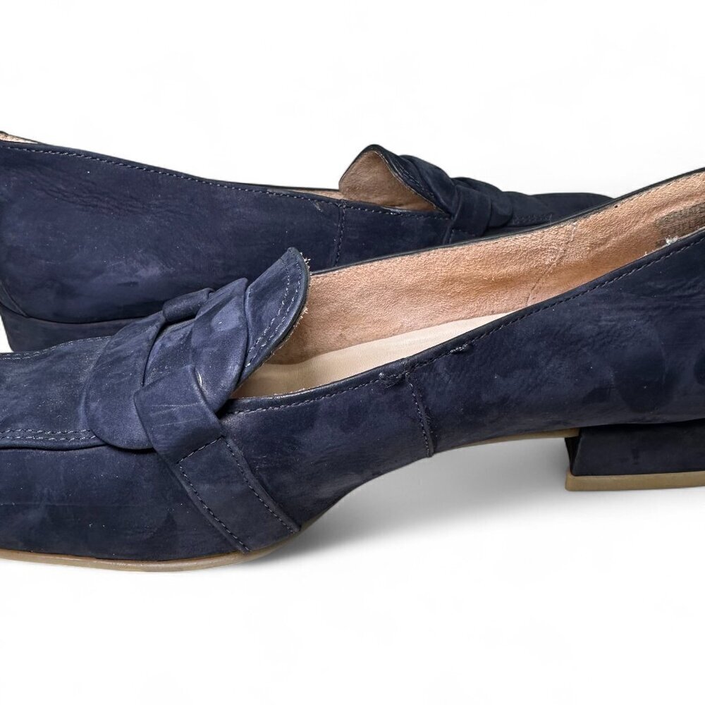 PAUL GREEN Sapphire Blue Rimona Flat Suede Loafers - Size UK 5 - Picture 5 of 14